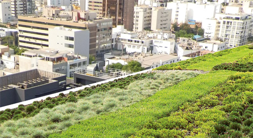 Urban climate roof