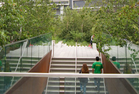 Access to the High Line Park